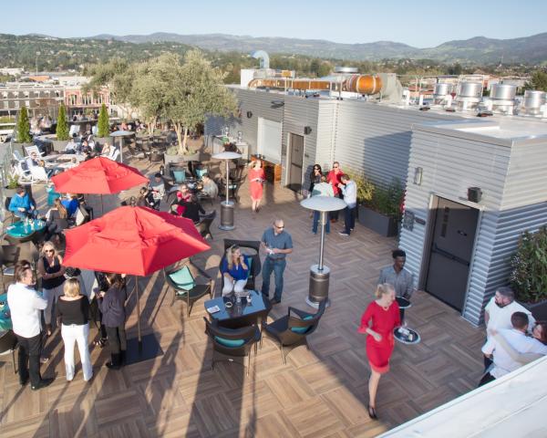 Sky & Vine Rooftop Bar in Napa