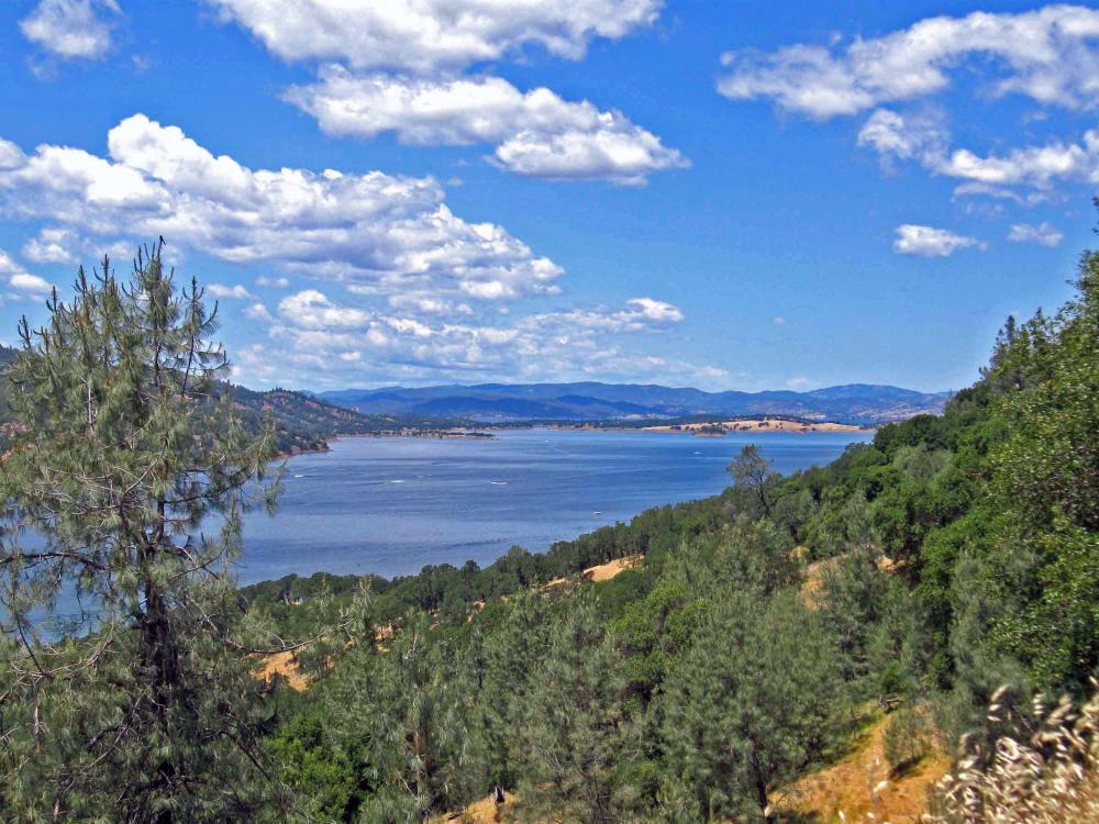 Lake Berryessa in Napa Valley, CA