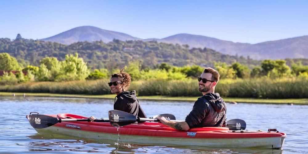 Kayaking on Napa River