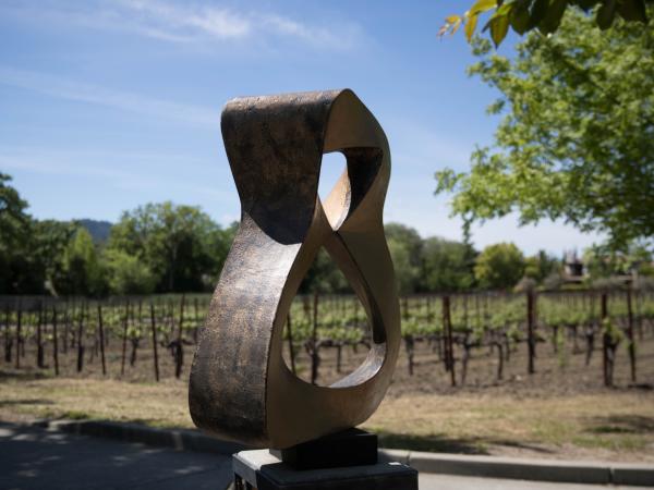 Experience an extensive collection of outdoor sculpture with the Yountville Art Walk