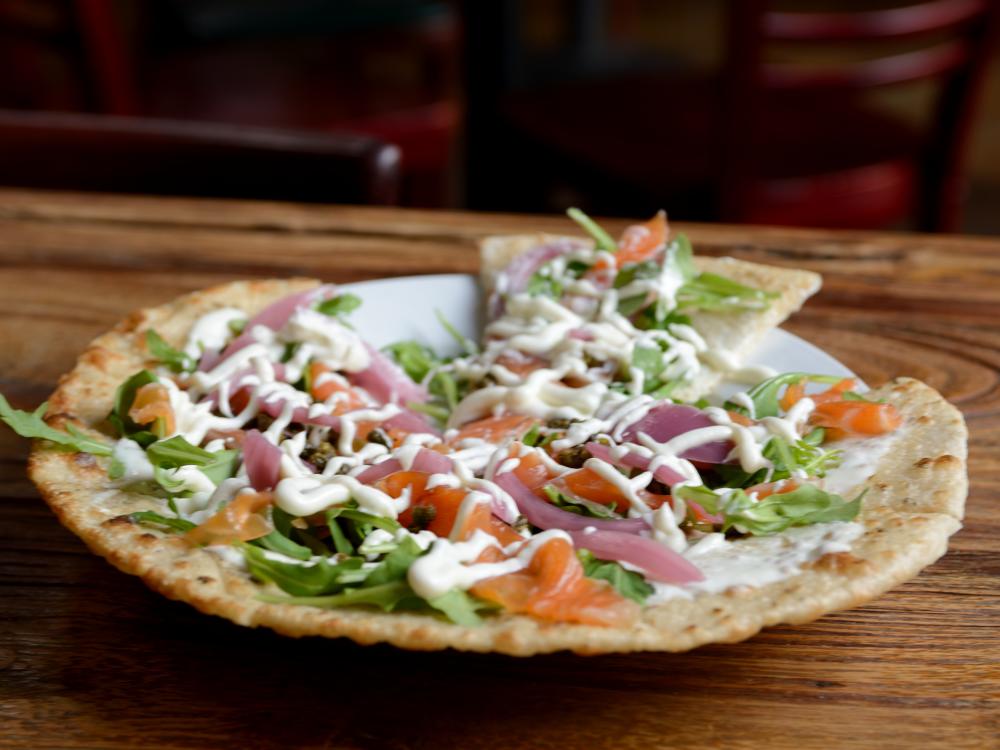 Napa General Store Salmon Flatbread