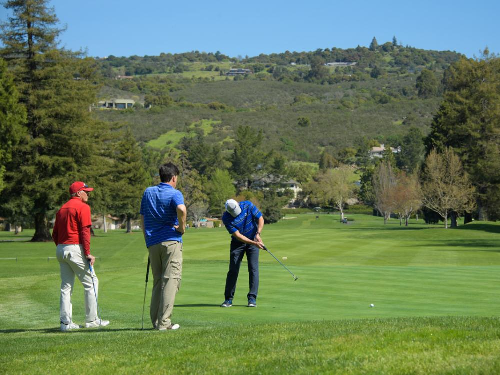 Guys Golfing in Napa Valley