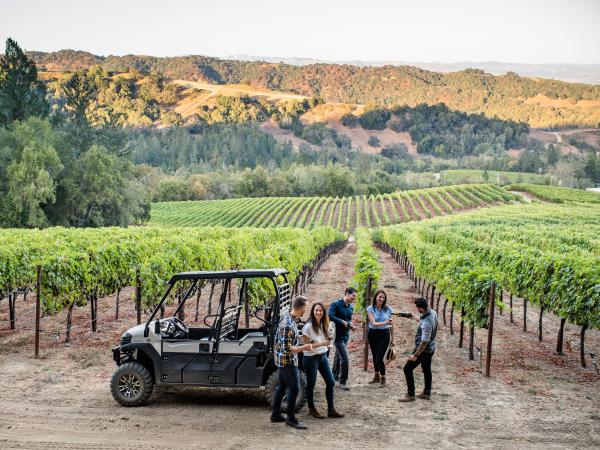 Hess Persson Estates ATV Tour in the vineyards