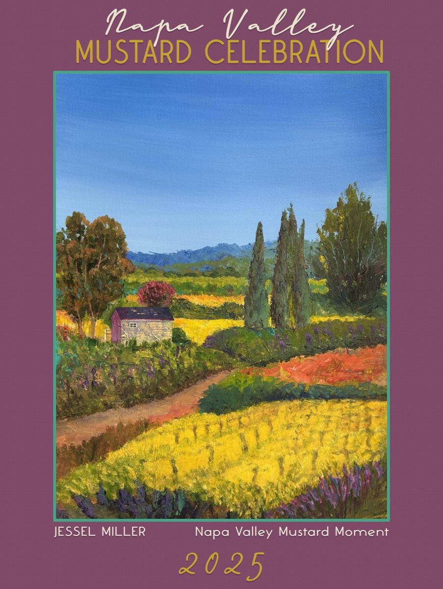 Napa Valley Mustard Celebration 2025 poster