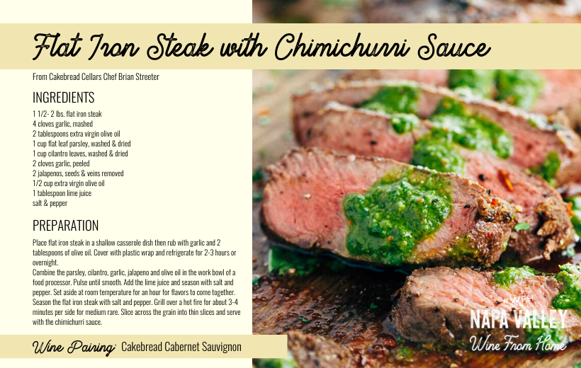 Recipe Card - Flat Iron Steak