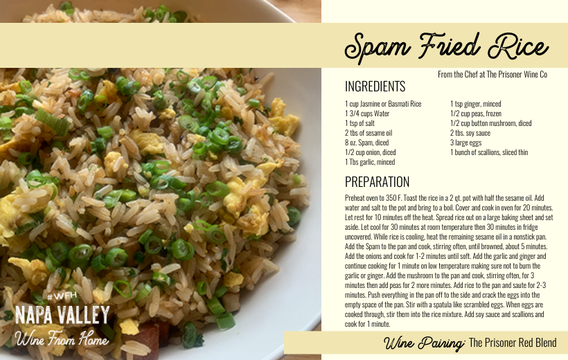 Recipe Card - Spam Fried Rice