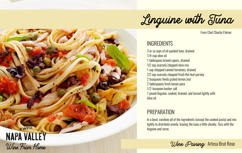 Recipe Card - Linguine with Tuna